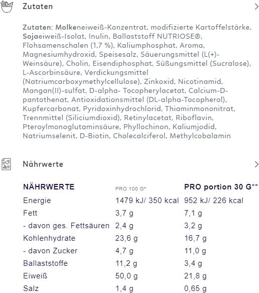 Nutritional values and ingredients Shape Republic Slim Shake (1 Piece, Powder, 420 g)