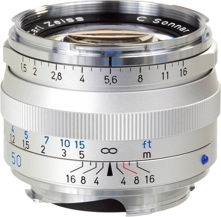 Actual product image Zeiss C Sonnar T 1.5 / 50 mm ZM (Leica M, full size)