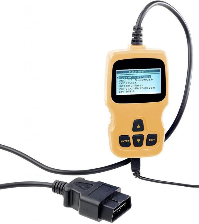 Actual product image Lescars OBD2 diagnostic device