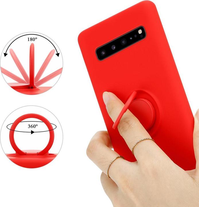 Produktbild Cadorabo TPU Liquid Ring Silicone Case Hülle (Samsung Galaxy S10 5G)
