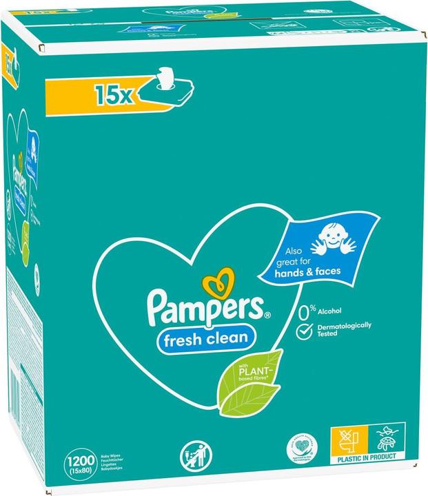 Produktbild Pampers Fresh Clean (1200 Stück)