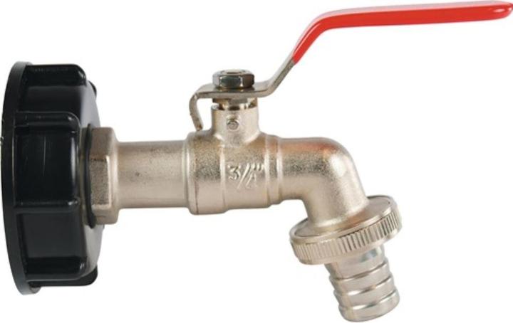 Image du produit Mega Robinet d'écoulement à bille Laiton/PVCIG 2 ″ Taille nominale mm 19 Taille nominale 3/4 ″