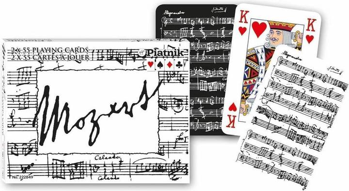 Produktbild Piatnik Bridge, Mozart (black/white) (Deutsch)