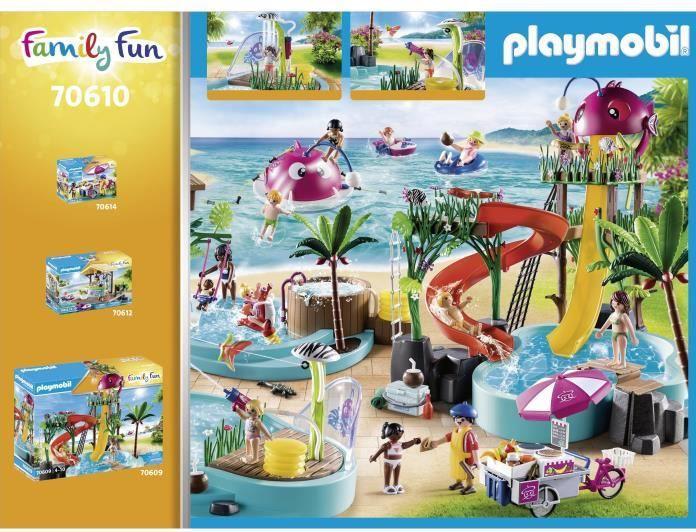Produktbild Playmobil Spassbecken mit Wasserspritze (70610, Playmobil Family Fun)