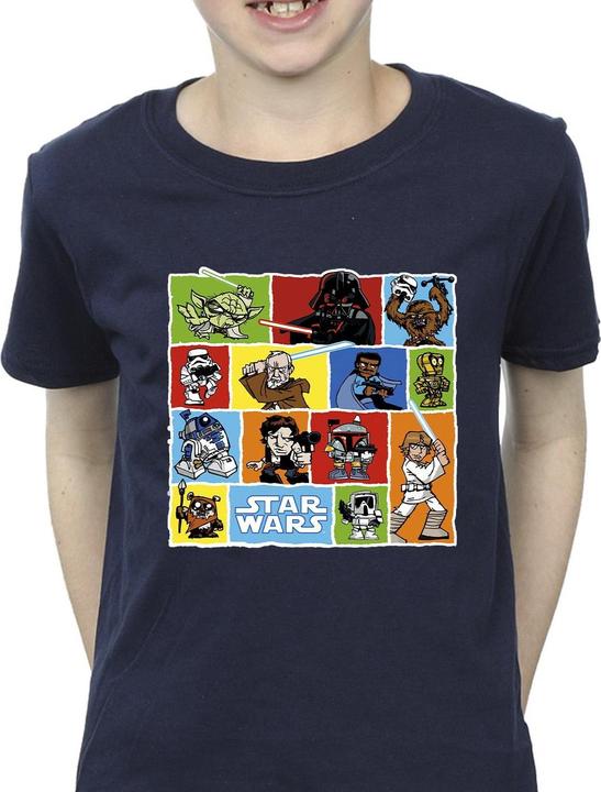 Image du produit Star Wars - T-shirt COMIC DRAWING MONTAGE - Garçon (152, 158)