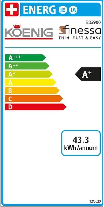 Energie-Label Koenig Finessa