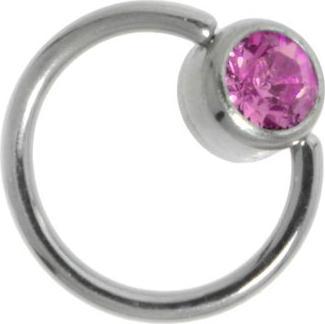 Produktbild Bijouteria Dünne Piercings (Chirurgenstahl 316L, Kristall)