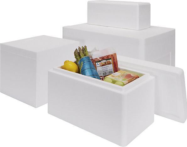 Immagine prodotto kaiserkraft Scatola termica Biomassa Balance Styropor®, con coperchio, lungh. x largh. x (1 x)
