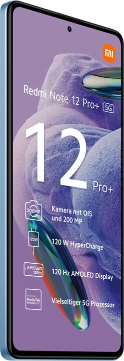 Produktbild Xiaomi Redmi Note 12 Pro+ (256 GB, Sky Blue, 6.67", Dual SIM, 200 Mpx, 5G)