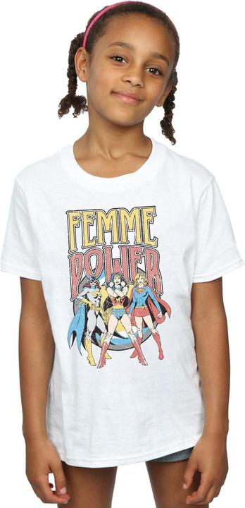 Image du produit T-shirt en coton Femme Power pour filles (116)