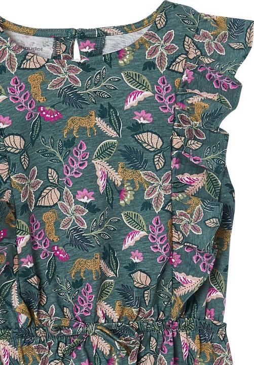 Image du produit Vertbaudet Bedrucktes Mädchen Jerseykleid mit Volantärmeln (92)