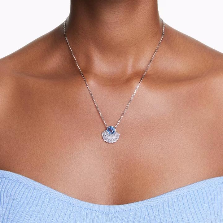Actual product image Swarovski Idyllia necklace shell blue (Swarovski Metal)