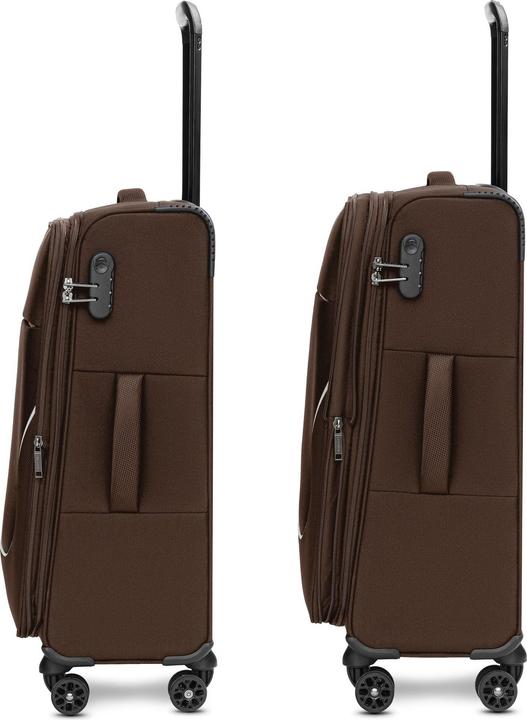 Immagine prodotto Stratic taska 4-Rollen Trolley M 65 cm mit Dehnfalte (74 l, M (50 - 90l))