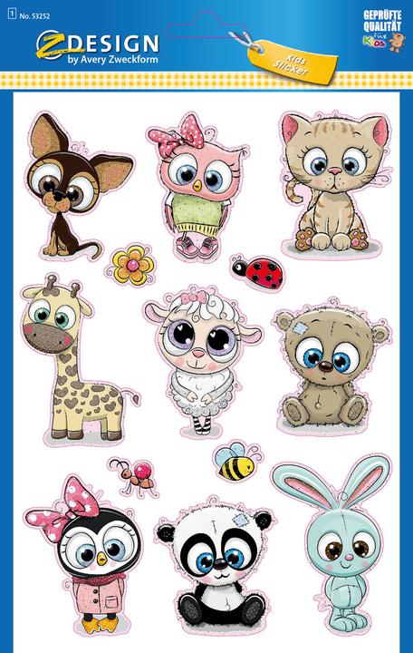 Actual product image Z-Design Big Glitter Sticker