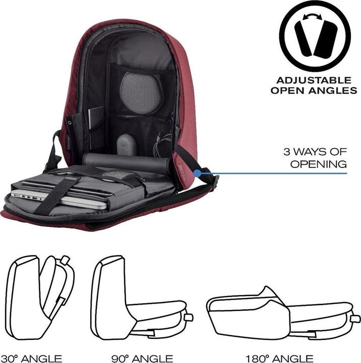 Image du produit XD Design Sac à dos antivol Bobby Hero Small (rouge) (11.50 l)