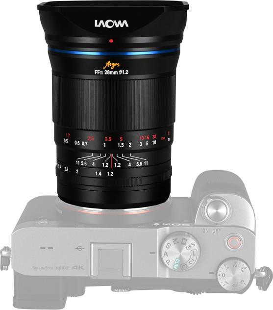 Actual product image Laowa Argus 28mm f/1.2 FF for Sony E full frame