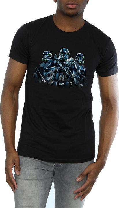 Actual product image Star Wars Mens Rogue One Death Trooper Squadron T-Shirt (S)