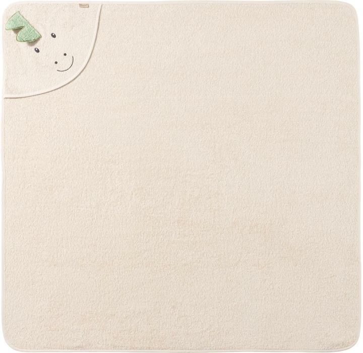 Actual product image Sterntaler Dino Rexi baby hooded towel 100 x 100 cm