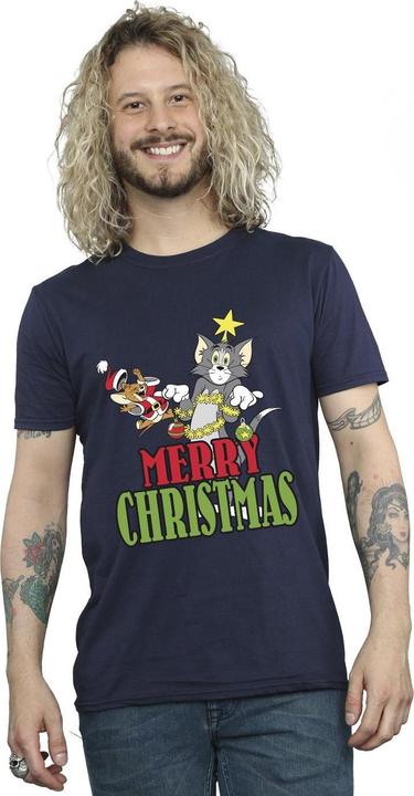 Produktbild Tom & Jerry Merry Christmas Baubles TShirt (M)