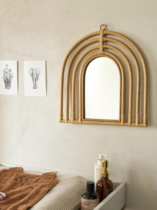 Image du produit Vertbaudet Miroir de chambre d'enfant ARBRE DE GAZ, rotin (35 x 35 cm)