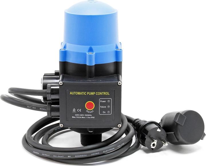 Immagine prodotto Wiltec Pressostato EPC-2 230V con 2 cavi per acquedotti e pompe domestiche con protezione contro il (Pompa acqua sanitaria)