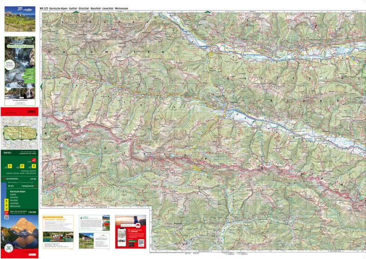 Produktbild Karnische Alpen, Wander-, Rad- und Freizeitkarte 1:50.000, freytag & berndt, WK 223