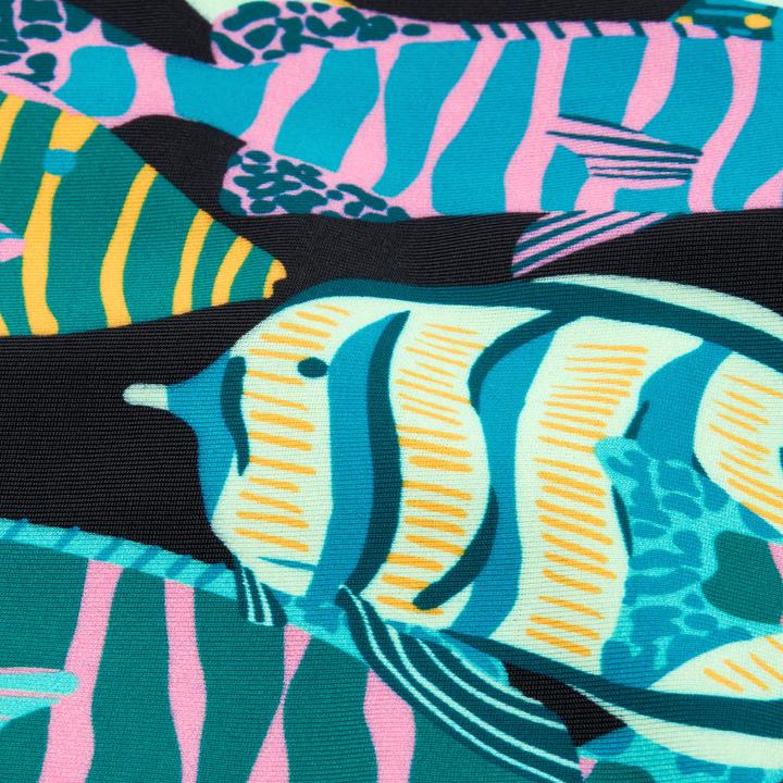 Actual product image Nabaiji Badeanzug Mädchen - 500 Kamyleon Honu schwarz (10, 11, 12)