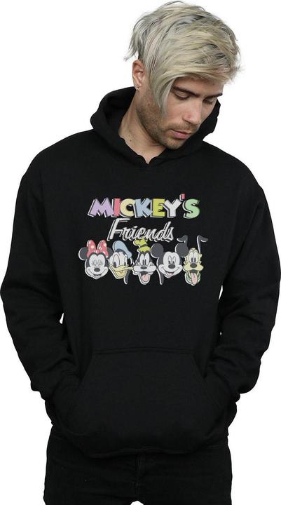 Actual product image Disney Mens Mickey Mouse Friends Faded Nostalgia Hoodie (M)