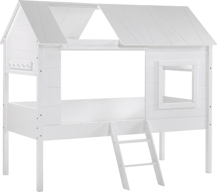 Image du produit Vipack Charlotte Lit Cabane Blanc (90 x 200 cm)