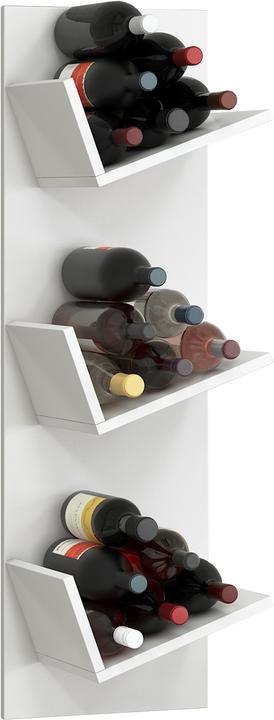 Actual product image VCM Wood bottles wall wine rack Vinosi (33 x 26 x 106 cm)