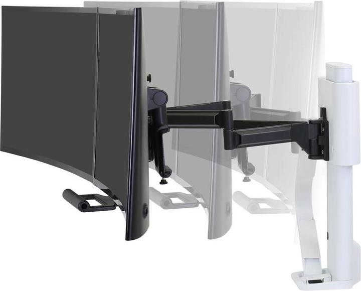 Actual product image Ergotron Trace Dual Monitor Mount, Slim Profile C (Table, 27")