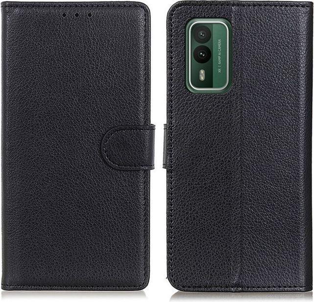 Actual product image MU Classic Litchi Leather Bookcover Series (Nokia XR21)