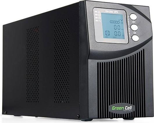 Actual product image GreenCell Online MPII 1000VA Black - Online UPS (1000 VA, 900 W, Online double converter UPS)