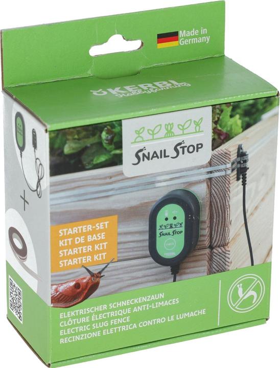 Kerbl SnailStop Starter Set Recinto Elettrico per Lumache (1000 cm)