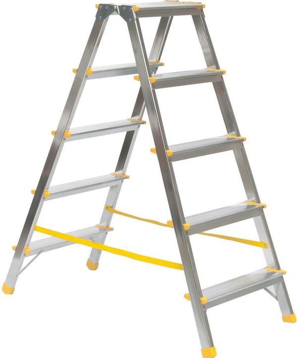 Produktbild Puag Doppelstufenleiter 2 x 5 Stufen (Stehleiter, 36 cm)