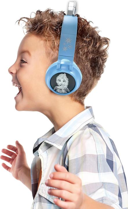 Produktbild Lexibook 2-in-1 Bluetooth/Kabel-Kopfhörer Frozen Blau