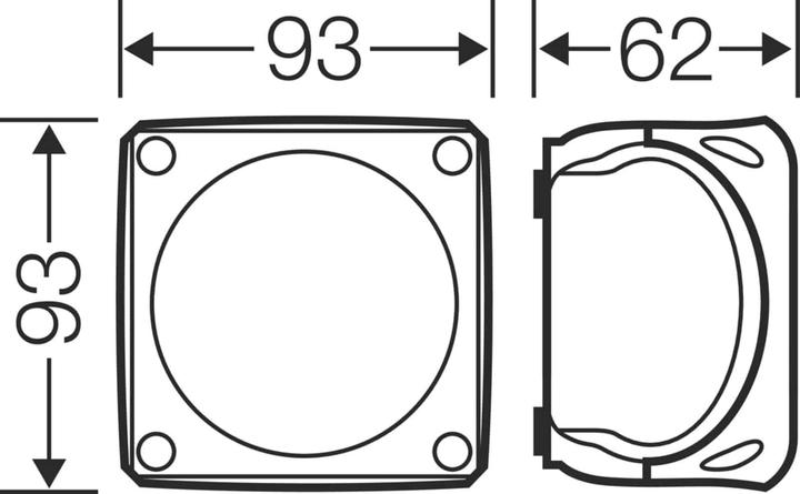 Produktbild Hensel Abzweigkasten (B x H) 93 mm x