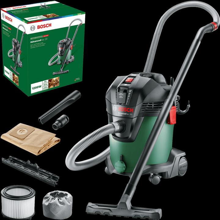 Immagine prodotto Bosch Home & Garden Modello AdvancedVac 20 EU (Aspirapolvere a umido e a secco)