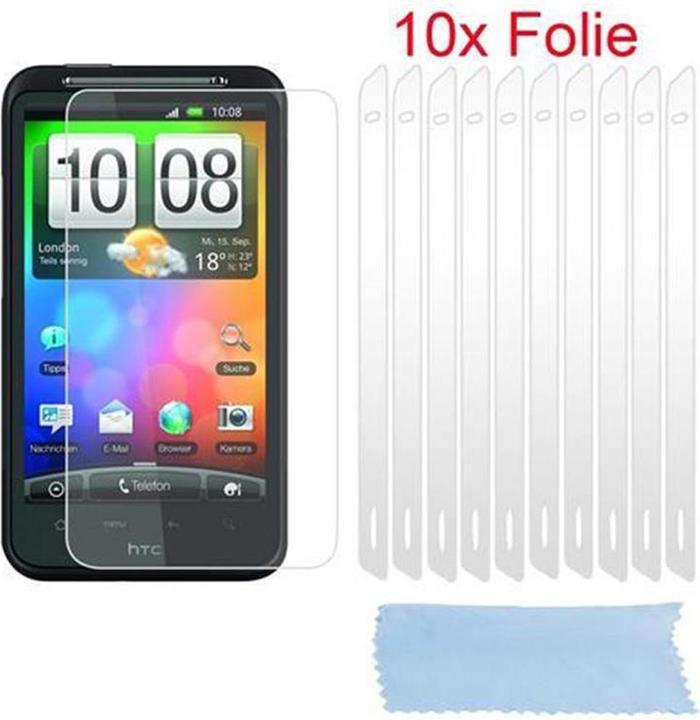 Produktbild Cadorabo 10x Schutzfolie (1 Stück, HTC Desire HD)