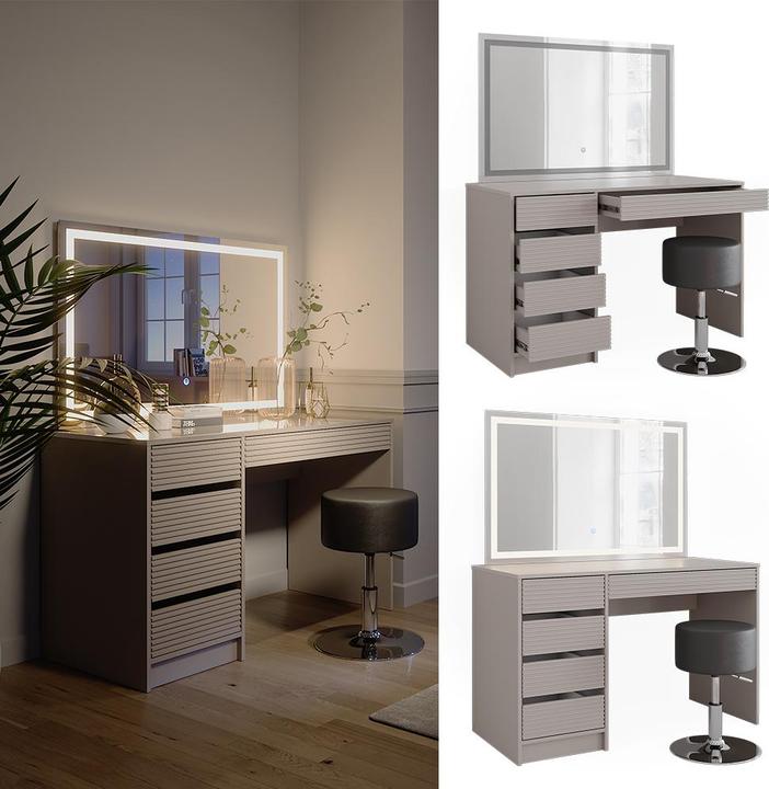 Immagine prodotto Vicco Sherry con sgabello e illuminazione (120 x 75 x 55 cm)