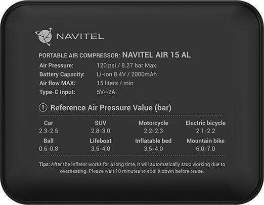 Image du produit Navitel Compresseur AIR 15 AL (8.27 bar, 15 l)