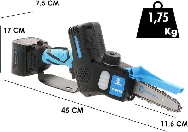 Produktbild Campagnola TFox 2 Batterien 21,6 V 4 Ah Akkubetriebene elektrische HandGartenschere