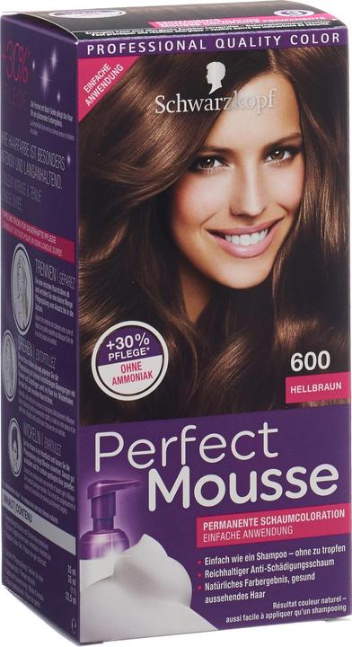 Produktbild Schwarzkopf Perfect Mousse Schaumcoloration (600 Hellbraun)