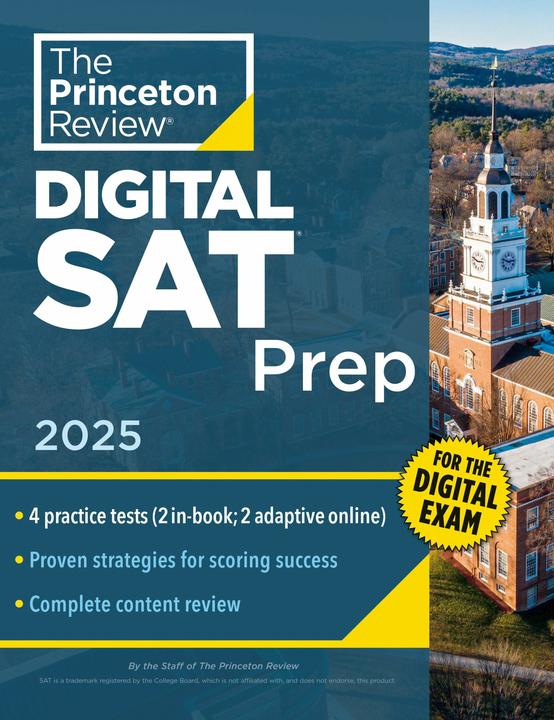 Image du produit Princeton Review Digital Sat Prep, 2025 (Anglais, The Princeton Review, 2024)