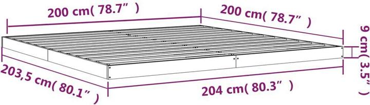 Actual product image VidaXL Burr (200 x 200 cm)
