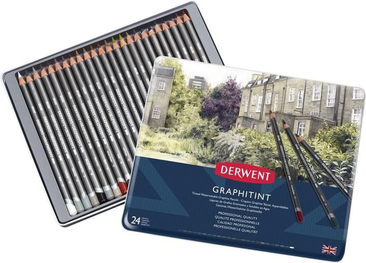 Immagine prodotto Derwent Matite Graphitint, 24 peltro