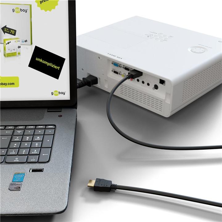 Produktbild Goobay High Speed HDMI Kabel mit Ethernet (10 m, HDMI)