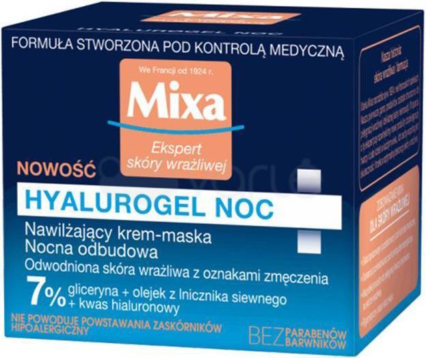 Actual product image Mixa Hyalurogel Night Moisturizing Night Cream-Mask 50ml (50 ml)