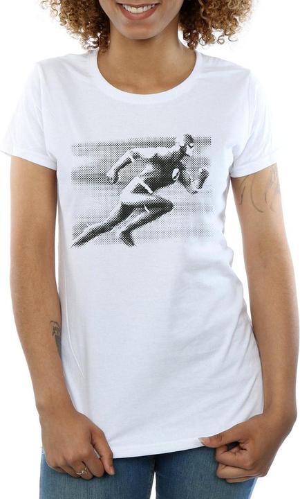 Actual product image Womens/Ladies The Flash Spot Racer Cotton T-Shirt (XXL)
