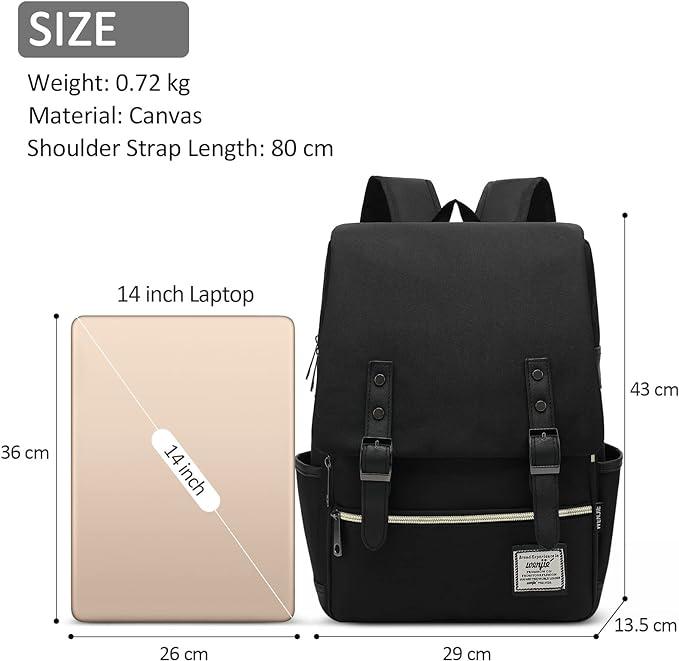 Produktbild Only-Bags.Store Student Rucksack, Reise-Rucksack, Outdoor Casual Bag für Männer und Frauen, Computer-Tasche